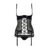 Passion Сексуальний корсет  Exclusive NORTH CORSET black L / XL (PS24004) - зображення 5