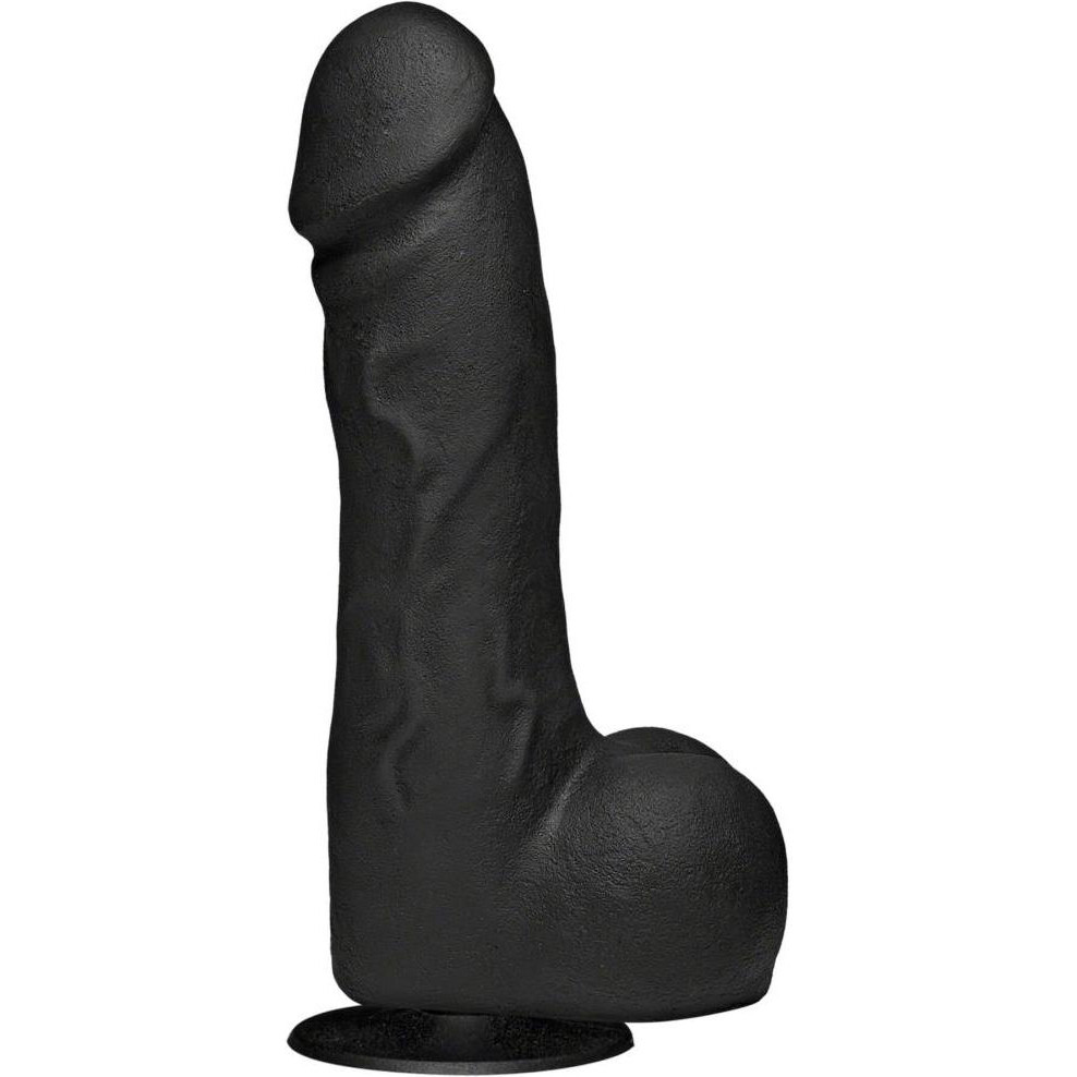 Doc Johnson Kink - The Perfect Cock 7.5 inch Vac-U-Lock - Black (SO4543) - зображення 1