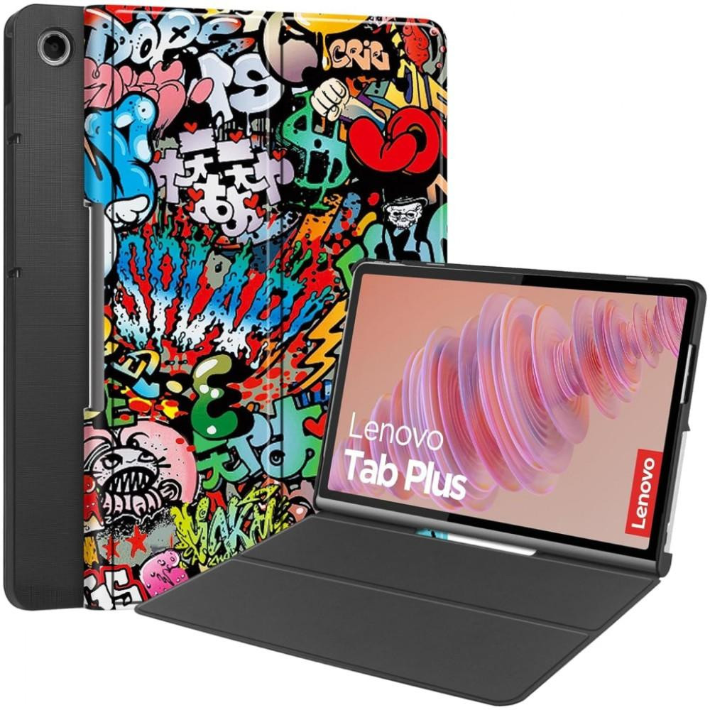 BeCover Чохол-книжка  Smart Case для Lenovo Tab Plus 11.5" Graffiti (711845) - зображення 1