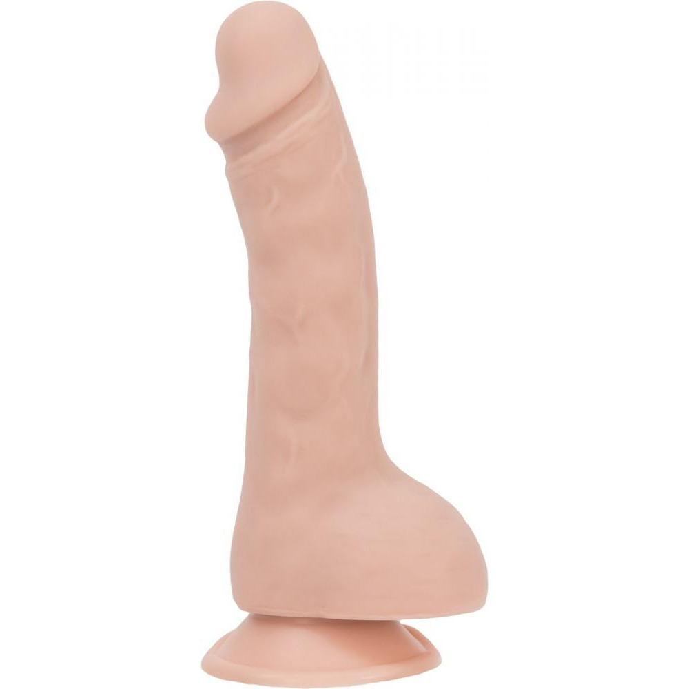 Addiction Brad 7. 5" Dildo With Balls, Beige (SO5584) - зображення 1