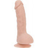 Addiction Brad 7. 5" Dildo With Balls, Beige (SO5584) - зображення 3