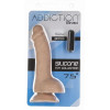 Addiction Brad 7. 5" Dildo With Balls, Beige (SO5584) - зображення 6