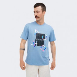   PUMA Блакитна чоловіча футболка  X PLAYSTATION Elevated Tee 624694/20