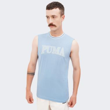 PUMA Блакитна чоловіча майка  SQUAD Sleeveless Tee 678974/20 - зображення 1