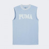 PUMA Блакитна чоловіча майка  SQUAD Sleeveless Tee 678974/20 - зображення 7