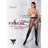 Passion Колготки с открытым доступом Passion TIOPEN 012 black 5 (20/40 den), двойная плотность (SO5917) - зображення 5