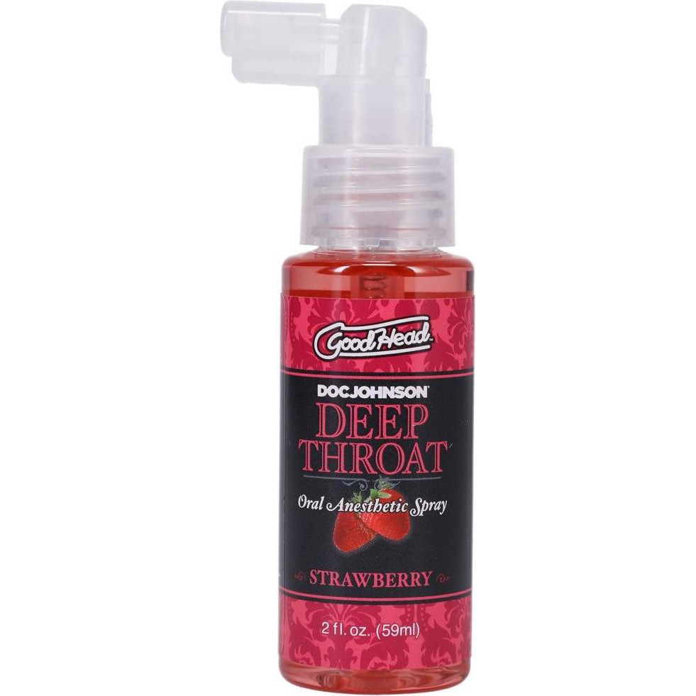 Doc Johnson GoodHead Deep Throat Spray Sweet Strawberry 59 ml (SO2801) - зображення 1