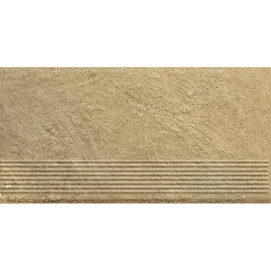 Paradyz EREMITE BEIGE STOPNICA PROSTA STRUKTURA MAT 30x60 - зображення 1