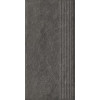 Paradyz CARRIZO BASALT STOPNICA PROSTA STRUKTURA MAT 30x60 - зображення 1