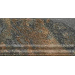   Paradyz ARDIS RUST STOPNICA PROSTA STRUKTURA MAT 30, 0x60, 0 G1