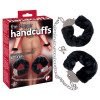 You2Toys Наручники Bigger Furry Handcuffs, 6 - 12 см, чорні (YT520853) - зображення 1