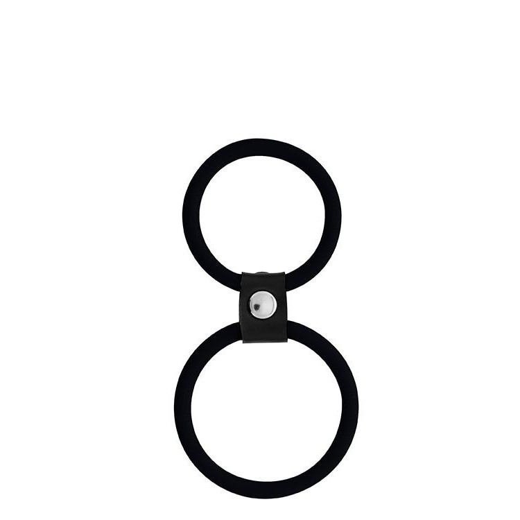 Dream toys MENZSTUFF DUAL RINGS, BLACK (DT20025) - зображення 1