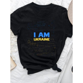   Love&Live Футболка жіноча  I am Ukrainian UA LLP03796 S Чорна (LL2000000467917)