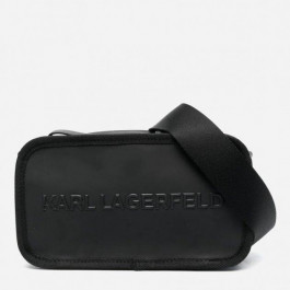   Karl Lagerfeld Сумка крос-боді чоловіча  K/KOVER CAMERA BAG 226M3065-999 Чорна (800070289865)