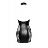 Noir Handmade Сукня  F238 Short tulle dress with powerwetlook inserts Вlack, XXL (SX0131) - зображення 5