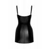 Noir Handmade F320 Starlet wetlook minidress with ring belt Вlack, XXL (SX0355) - зображення 8