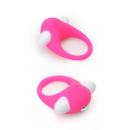   Dream toys Эрекционное виброкольцо Lit-Up Silicone Stimu-Ring розовое (DT21236)