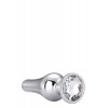 Dream toys DT21824 Анальная пробка конической формы Dream Toys GLEAMING LOVE SILVER PLEASURE PLUG M (DT21824) - зображення 4