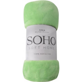   SOHO Плед  Olive plush 200*220 см (1212К)