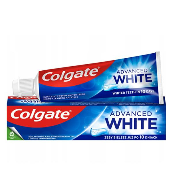 Colgate Advanced White відбілююча паста проти плям на зубній емалі  75 мл - зображення 1