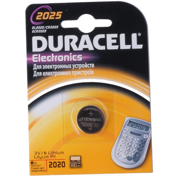 Duracell CR-2025 bat(3B) Lithium 1шт 81469148 - зображення 1