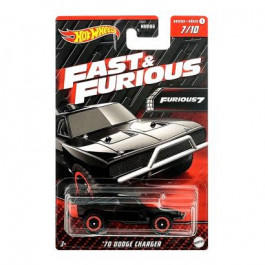   Hot Wheels 70 Dodge Charger Fast & Furious 1:64 HNR97 Black