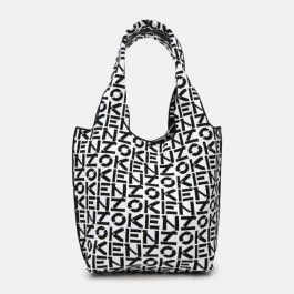   Kenzo Сумка-шоппер женская  Logo-Printed Totebag Белая (H2000029740879)