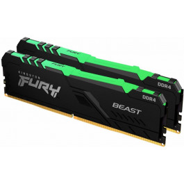   Kingston FURY 32 GB (2x16GB) DDR4 3200 MHz Beast RGB (KF432C16BBAK2/32)