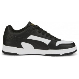   PUMA Чоловічі кеди низькі  RBD Game Low 38637307 46 (11) 30 см  Black- White- Team Gold (4065449477369)