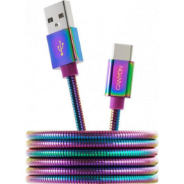   Canyon Metal Shell USB2.0 AM/CM Rainbow 1.2m (CNS-USBC7RW)