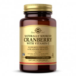   Solgar Natural Cranberry with Vitamin C 60 капсул