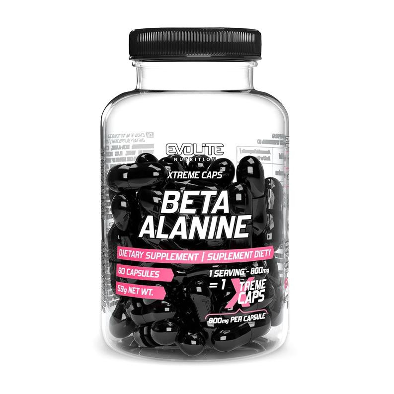 Evolite Nutrition Beta Alanine 800 mg Xtreme 60 капсул - зображення 1