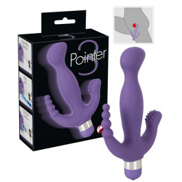   You2Toys Тройной вибратор 3 Pointer Purple, Фиолетовый (587052)