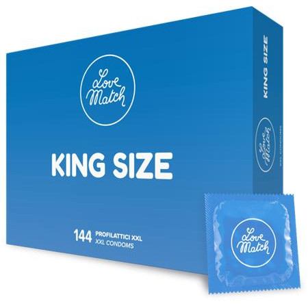 Love Match King Size, 60 мм, 144 шт. (8118000014) - зображення 1