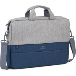   Rivacase Сумка для ноутбука  7532 15.6" Grey/Dark blue (7532 (Grey/Dark blue))