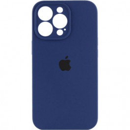   Borofone Silicone Full Case AA Camera Protect for Apple iPhone 15 Pro Max Dark Blue (FullAAi15PM-7)