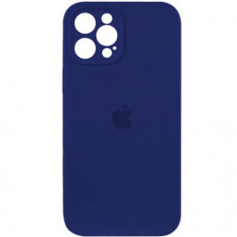   Borofone Silicone Full Case AA Camera Protect for Apple iPhone 12 Pro Max Navy Blue (FullAAi12PM-39)