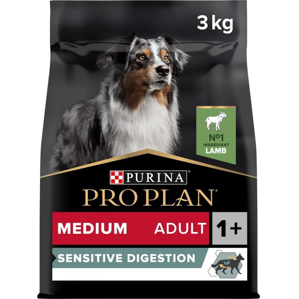 Pro Plan Adult Medium Sensitive Digestion Lamb 3 кг (7613035214798) - зображення 1