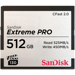   SanDisk 512 GB Extreme Pro CFast 2.0 (SDCFSP-512G-G46D)