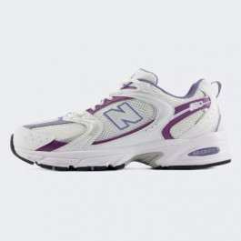 New Balance Жіночі кросівки  530 MR530RE 37.5 (5US) 23 см Білі/Фіолетові (197375712840)