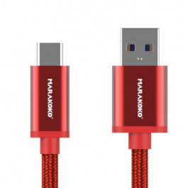   MARAKOKO USB-A 3.0 to USB-C 1.5m 3A Black (M-TC01)