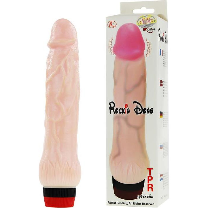 Baile Вибратор RockIn Dong Vibe 1 Flesh 21,5 cm (6603BW0263) - зображення 1