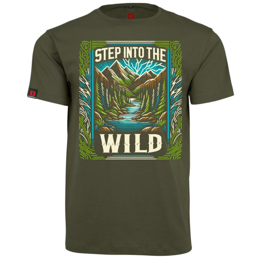 Voyovnik Футболка T-shirt  Step Into The Wild - Olive XL - зображення 1