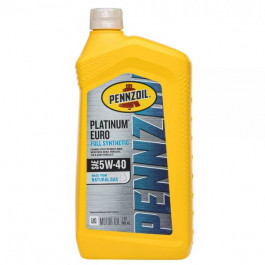   Pennzoil Platinum euro Full Synthetic 5W-40 946мл