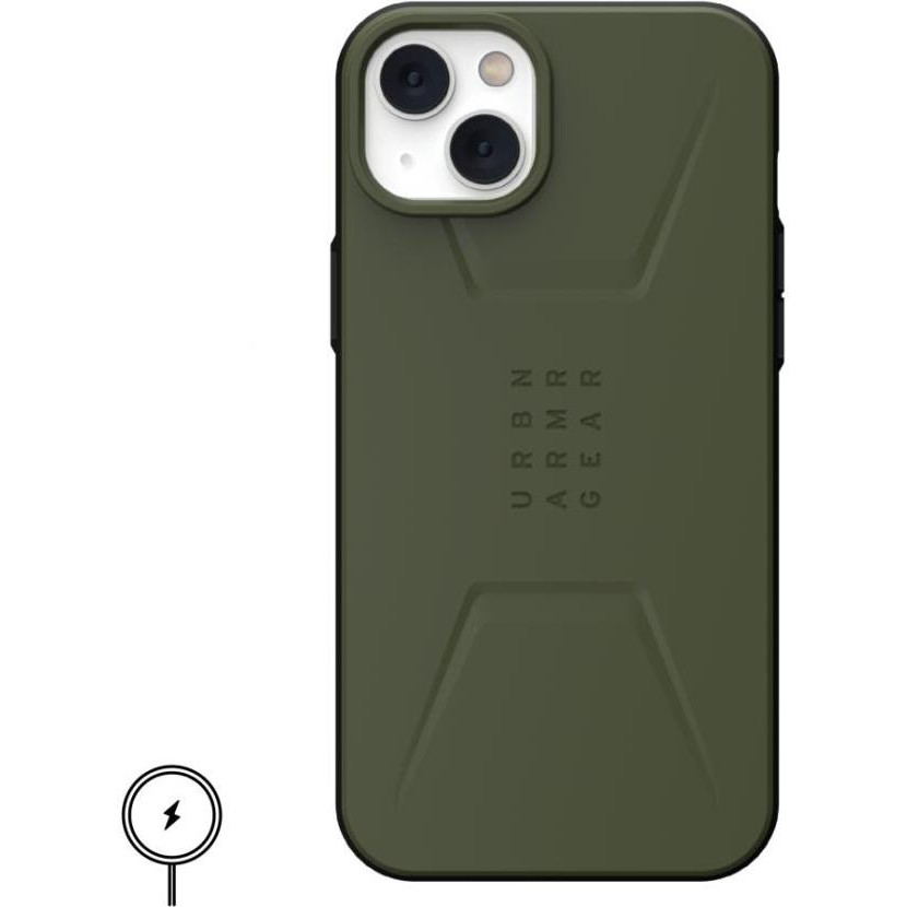 URBAN ARMOR GEAR iPhone 14 Plus Civilian Magsafe Olive (114037117272) - зображення 1