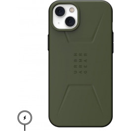   URBAN ARMOR GEAR iPhone 14 Plus Civilian Magsafe Olive (114037117272)