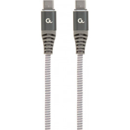   Cablexpert Type-C PD 60W Gray 1,5m (CC-USB2B-CMCM60-1.5M)