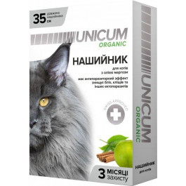   UNICUM Ошейник Organic от блох и клещей для кошек 35 см (UN-022)