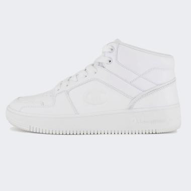 Champion Білі жіночі кеди  REBOUND 2.0 Mid Cut Shoe chaS11471-TRIPLE/WHT - зображення 1