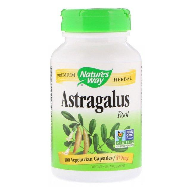 Nature's Way Корень Астрагала, Astragalus Root, Nature's Way, 470 mg, 100 Капсул - зображення 1